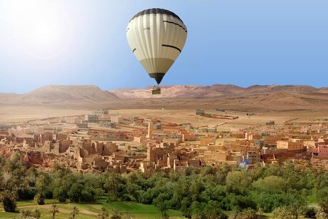 Paseo en globo aerostático en Marrakech