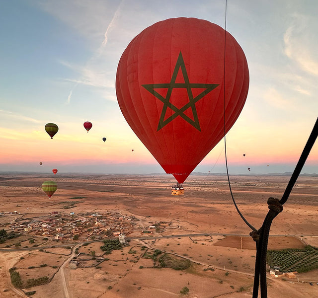 Paseo en globo aerostático en Marrakech