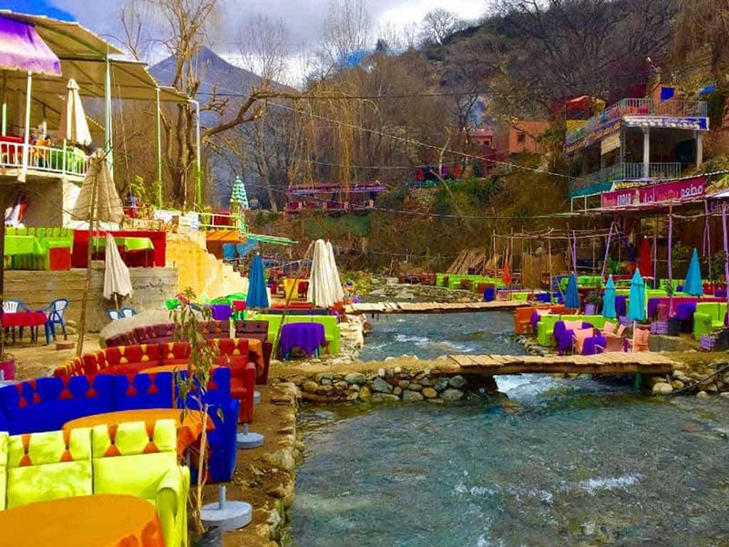 Excursión compartida de Marrakech al Valle de Ourika